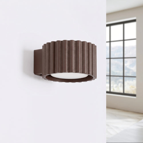 Sollux Lighting Wandlamp AURA bruin Gx53 - 10x12x6cm