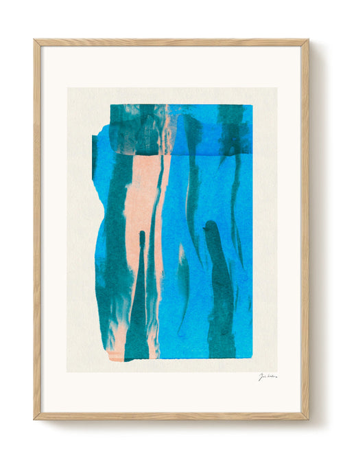 Zoe - Blue Spectrum - PSTR studio Kunst Poster - vtwonen shop