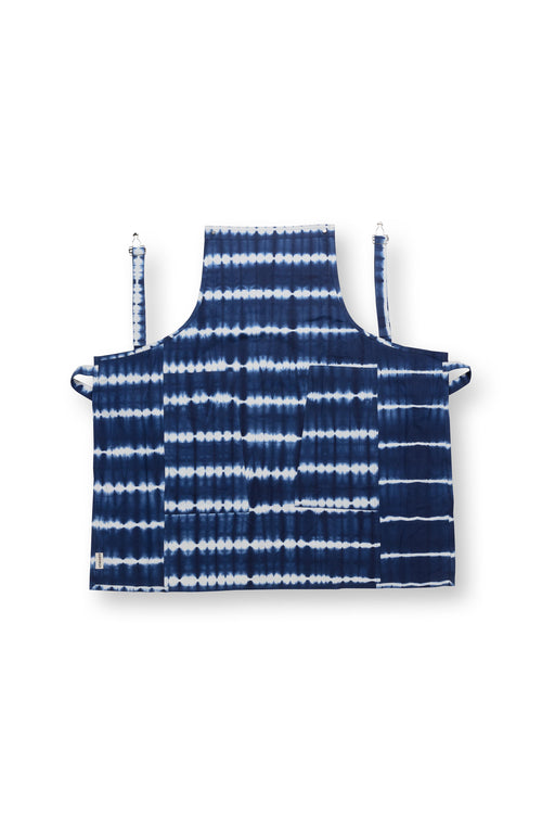 vtwonen - Keukenschort Tie Dye - Blauw, Wit - 91x93cm - vtwonen shop