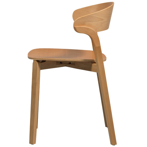 WOOOD eetkamerstoelen  Cras - Essenhout - Naturel - Set van 6 - vtwonen shop