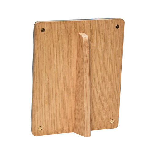 Hübsch tafelspiegel Smize - mdf/spiegelglas/eikenfineer - 25x9xh30cm