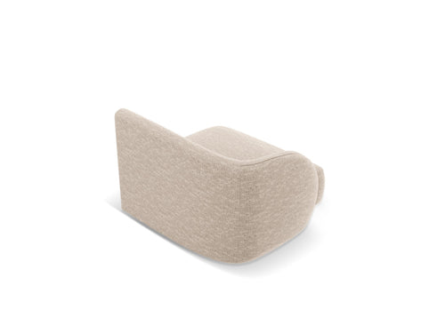Micadoni linker module Miley structurele stof beige - 90x90x70cm