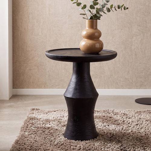 Raw materials teak bijzettafel Twilight -50x50x60 cm