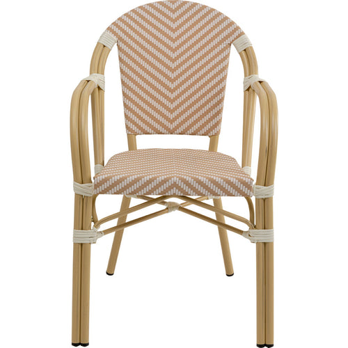 Kare Design Tuinstoel met armleuningen Montmartre beige