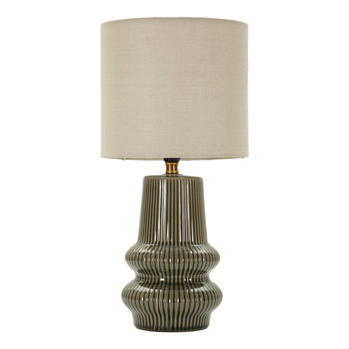 Mauro Ferretti tafellamp - Ø 20x41,5 cm - groen/beige