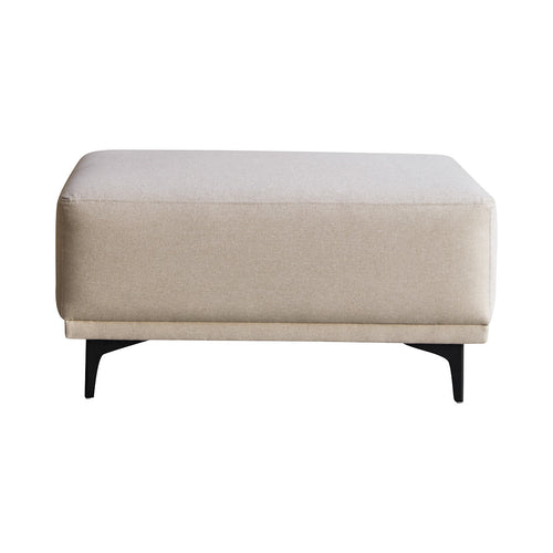 Tikamoon Voetenbank in ecru stof - Beige