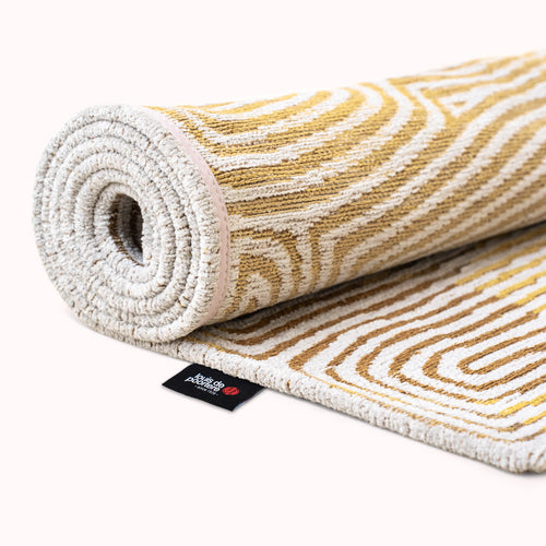 Louis De Poortere vloerkleed Yellow Hippy - geel - 170x240cm - vtwonen shop