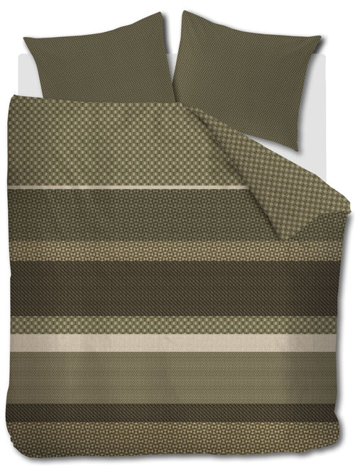 Beddinghouse Dekbedovertrek Fera - 200 x 200/220 cm - Groen