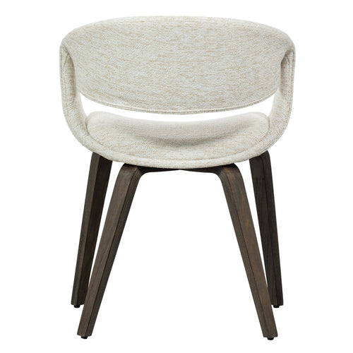 WOOOD eetkamerstoelen houten bruinen poot Yossi - Naturel - Set van 2