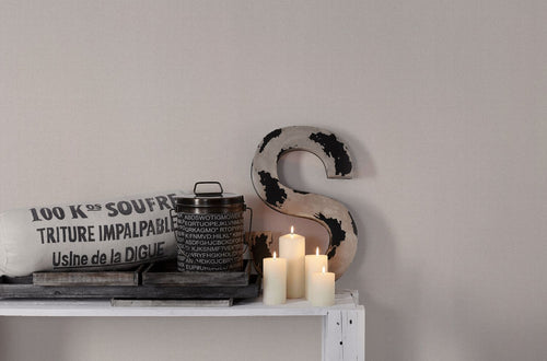 Livingwalls behang effen beige - 53 cm x 10.05 m - AS-363805 - vtwonen shop