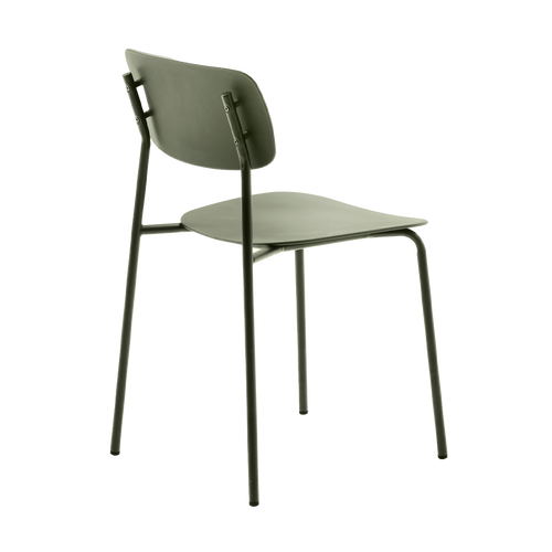 Olivine Julan Kunststof Eetkamerstoel Olijfgroen - vtwonen shop