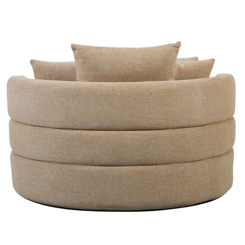 DÉJA Living Loveseat Miles - Taupe Stof - Ø124x84cm - vtwonen shop