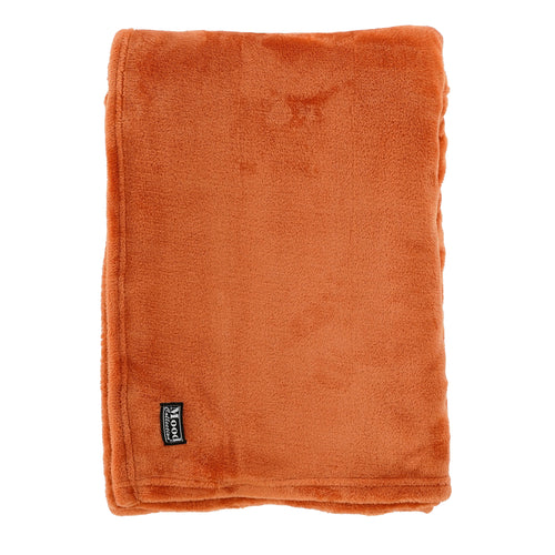 In The Mood Collection Famke Fleece Plaid - L180 x B130 cm - Terra - vtwonen shop