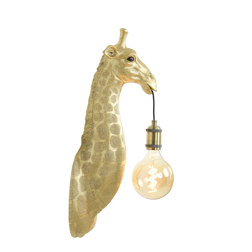 Light & Living wandlamp Giraffe - goud - 20.5x19x61cm - vtwonen shop