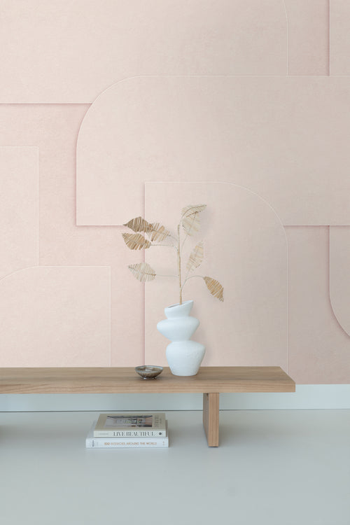 ESTAhome fotobehang 3D-motief blush - 300 x 279 cm - 159379 - vtwonen shop