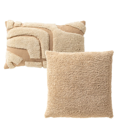 Dutch Decor set sierkussens - Milas en Cara - Beige - vtwonen shop