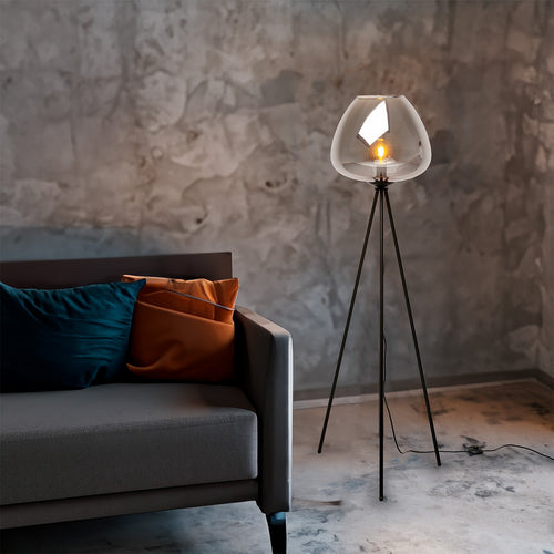 Kare Design Vloerlamp Sphere 146cm smoke - vtwonen shop