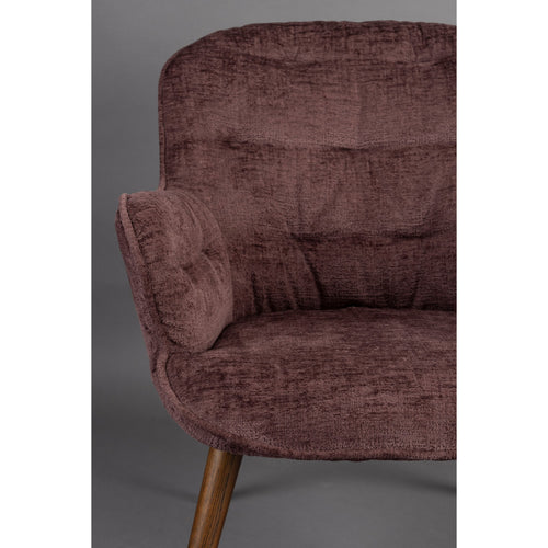 Dutchbone Lenn Fauteuil Plum - Paars - vtwonen shop