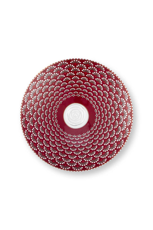 Pip Studio - Blooming Tales Fantasy Dark Red - Voorraadpot - Opbergpot - 1,5L