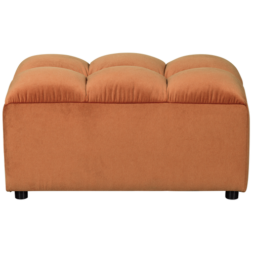 WOOOD hocker Allure - Gewassen Fluweel Stof - Terra - vtwonen shop