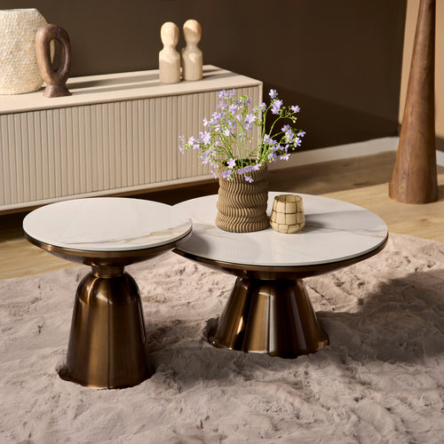 Starfurn  salontafel Alix - brons - 50x50x49,5cm