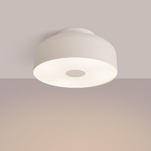 Sollux Lighting Plafondlamp OMIQ beige - 30x30x15cm