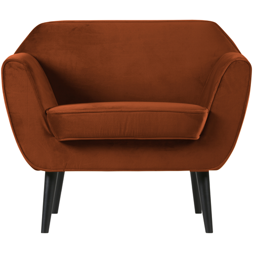 WOOOD fauteuil Rocco - Velvet - Roest - 75x92x81 - vtwonen shop