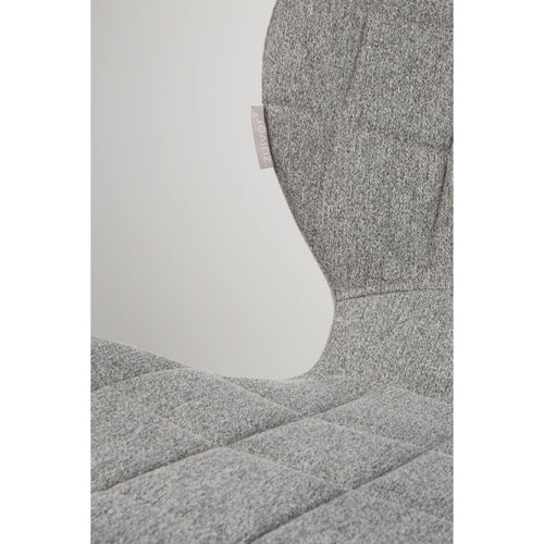 Zuiver OMG Eetkamerstoelen  Licht Grijs - Set van 2