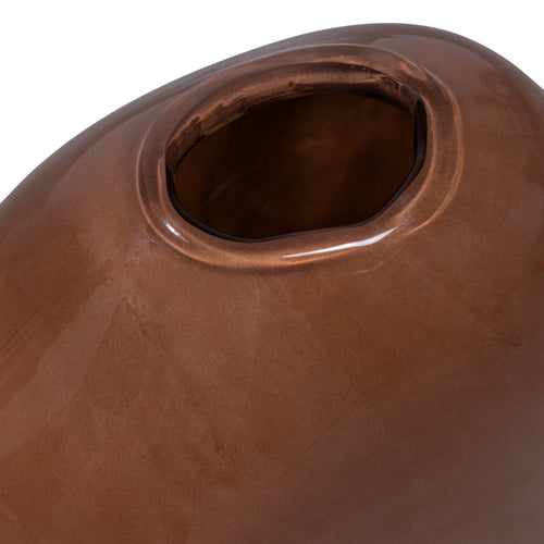 WOOOD vaas Sahil - Glas - Bruin - Set van 2 - vtwonen shop