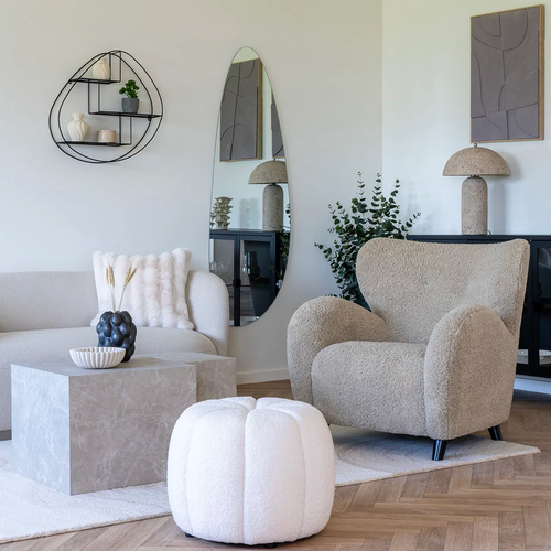 Artichok Florian Papier-Maché Tafellamp - Grijs - vtwonen shop