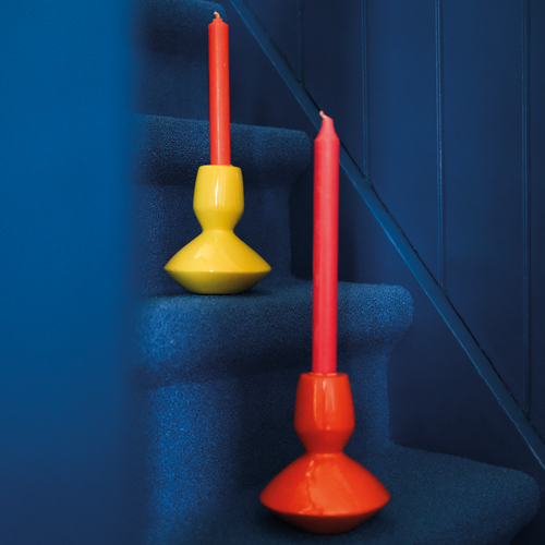 Urban Nature Culture LINDA. x UNC kandelaar Logan - Warm Olive - Ø 12 * 14 CM - vtwonen shop