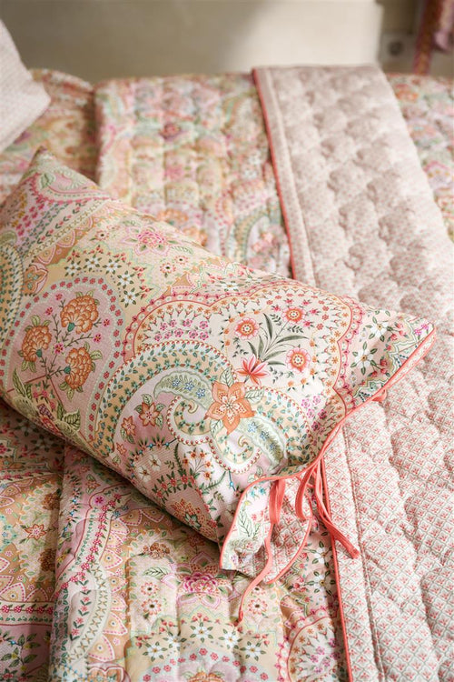 Pip Studio decoratiekussen Jabali Flower - 35x60 cm - koraalrood - vtwonen shop