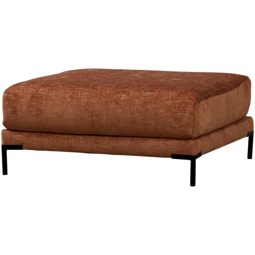 vtwonen poef Couple - Polyester - Rust Melange - 44x100x100 - vtwonen shop