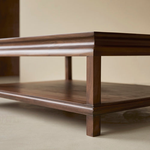 Tikamoon Rechthoekige salontafel van massief acacia - Donkerbruin - vtwonen shop