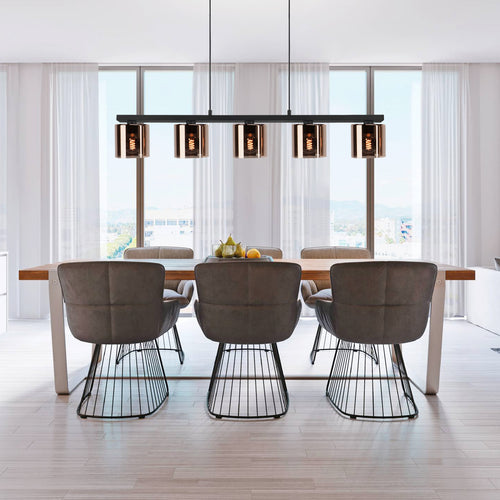 EGLO hanglamp Cadley - e27 - 121 cm - koperglas