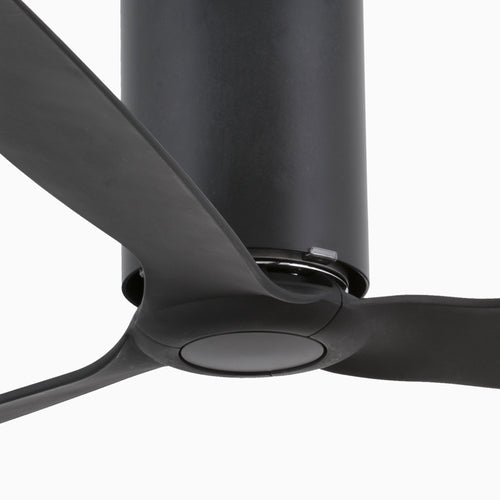Faro Mini Tube - Mat zwarte plafondventilator 3 bladen met DC motor