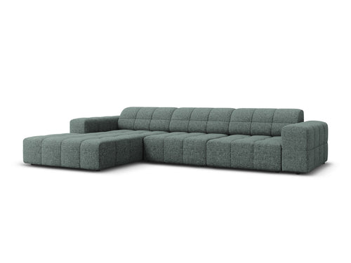 Cosmopolitan Design linker hoekbank Chicago 4-zits, chenille olie - 167x294x78cm