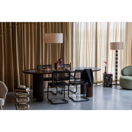 Dutchbone Dean Eettafel 220x90 cm Hout - Bruin