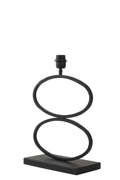 Light & Living lampvoet  - zwart - 33x17x42 cm