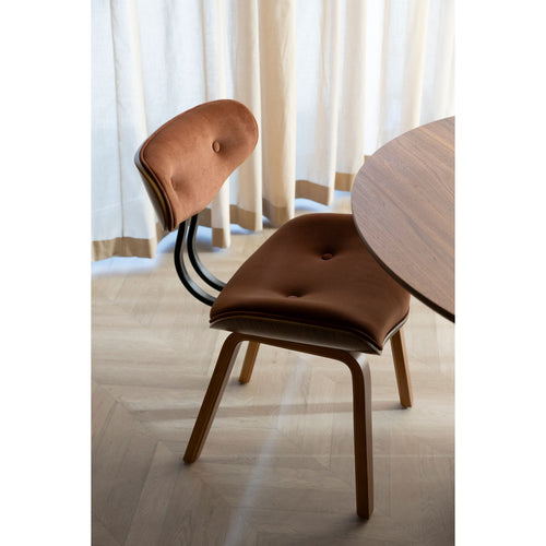 Dutchbone Blackwood Eetkamerstoel Walnootkleur/ Bruin