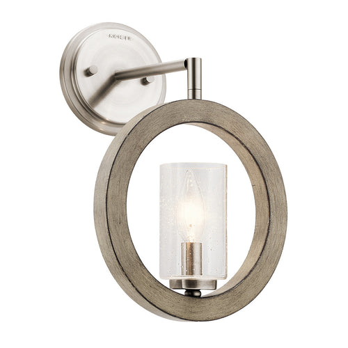 Grand Bank Kichler Wandlamp/ Mini-hanger/ Semi-flush antiekgrijs