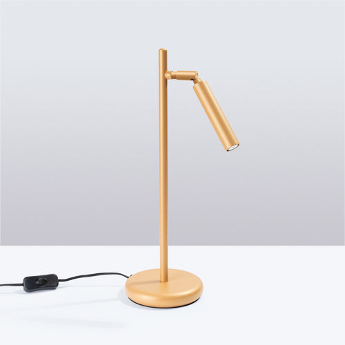 Sollux Lighting Tafellamp PASTELO goud - 14x20x43cm