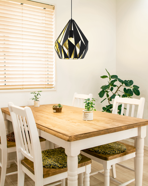 EGLO hanglamp Carlton 1 - e27 - ø 31cm - zwart/goud - vtwonen shop