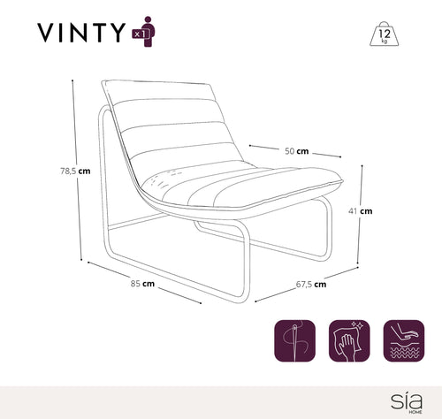 Sia Home -  VINTY -   67.5cm