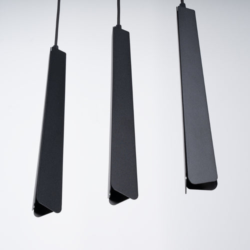 Sollux Lighting Hanglamp PRYSM 3L zwart - 45x5x120cm