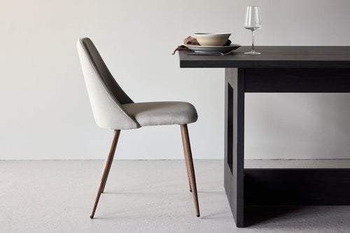 Rebellenclub Eetkamerstoel Kangasala - Set van 2 - Beige Linnen - vtwonen shop