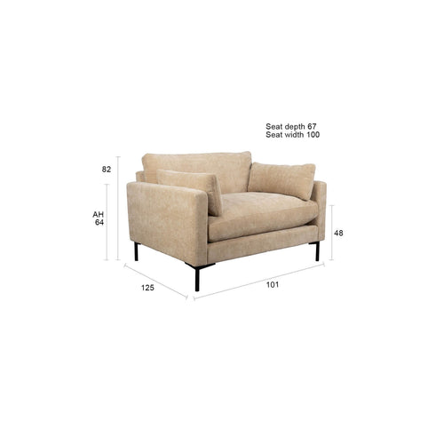 Zuiver Summer Loveseat Sand