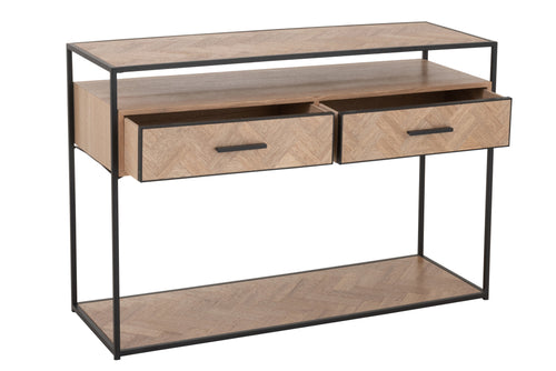 Duverger® sidetable Twist - MDF - 2 lades - vtwonen shop