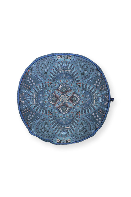 Pip Studio Sierkussen Alfombra Blauw Fluweel 40 x 40 cm