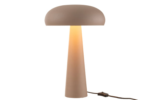 J-Line tafellamp - ijzer - taupe